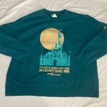 Disney Walt Parks Castle Theme Park Crewneck Sweatshirt Size XXL Blue Photo 0