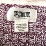 PINK - Victoria's Secret PINK Victoria’s Secret Women’s S/M Purple Knit Cropped Sweater Size Small Photo 3