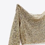 ZARA  LIMITED EDITION SEQUIN
BOATNECK TOP Photo 2