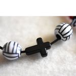 Source Unknown 2 Goth/Punk/Grunge Slide/Stretch Cross Skull Like New Sold As Set Bracelets Photo 1