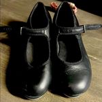 Capezio  Black Tele Tone Tap Shoes with Strap and Rounded Toe Photo 0