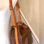 ETRO Milano Red Paisley Vachetta Leather Drawstring Bucket Shoulder Bag Photo 5