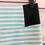 Charlotte Russe Mint & White Striped Mini Bodycon Skirt Photo 2