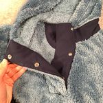 Girlfriend Collective  blue Fleece Hoodie Photo 3