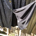 DKNY  Cocktail Dress 8 Black Sequined Long Sleeve Tuxedo Sheath Double Breasted Photo 7