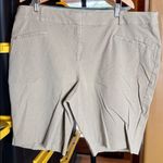 Lane Bryant  The Allie Beige Cotton Spandex Blend Shorts Size 26 Photo 0
