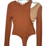 Cloud Ten Women's Small Colorblock Long Sleeve Bodysuit Photo 0