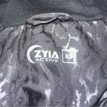Zyia Active black leopard print bomber jacket windbreaker XS Photo 3