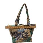 Vera Bradley 🍂 Tote Bag Quilted Floral Travel‎ Shoulder Bag Blue Photo 6