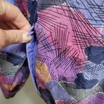 Reebok vintage 80s retro streetwear pastel patterned windbreaker size medium Photo 2