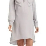 BCBG MaxAzria Size S Darell Opal‎ Grey Tunic Dress Breezy Lagenlook Scandi Photo 0