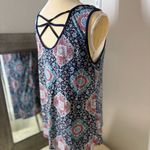Agenda Blue Medallion Print Tank Top Size M Photo 14