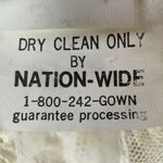 VINTAGE 80s Wedding Dress White Size undefined Photo 11