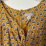 J.Crew Point Sur yellow printed long sleeve romper w/tassle detail size 4 Photo 9