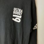 Adidas Ultraboost 19 T Shirt  Graphic Tee Cotton Long Sleeve Solid Black Large L Photo 6