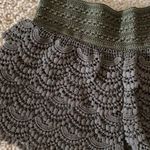 American Rag  Army Green Lace Shorts Photo 2