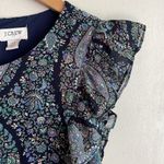 J.Crew Tiered Ruffle Paisley Maxi Dress Photo 6