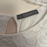 Loveappella  White Lace maternity top Photo 4