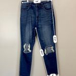 No Boundaries  Women’s Distressed Denim Jean Medium Wash Size Juniors 11 Photo 6