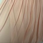 Donna Morgan  Blush Pink Chiffon Strapless Formal Dress 8 Photo 6