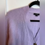 J.Crew  Lilac Purple Ribbed V-Neck Cardigan Sweater Photo 6