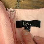 Lulus  Special Poise Pink Tulle Pleated Sleeveless Tiered Mini Dress‎ Photo 4