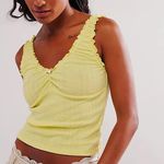 Free People Intimately - Yellow Amelia Cami size small Photo 0