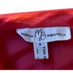 $900 Marisa Baratelli 6 8 Thai Silk Maxi Dress Peach Pink Skirt Gown Formal Set Photo 5