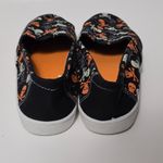 Tommy Bahama Black & Orange Skull Canvas Slip On Sneakers Soze 7½ Halloween Goth Photo 3