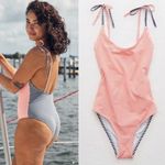 Aerie Seersucker Cheeky One Piece Swimsuit Photo 10