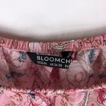 Bloomchic  Bandana Print Square Neck Pocket Ruffles Shirred Dress Pink 12 Photo 4