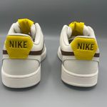 Nike Chic and Comfortable:  Women's Court Vision Low - Sail/Yellow/Brown Size 8.5 Photo 4