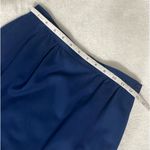 Pendleton Blue Midi A-Line Wool Skirt for Work Photo 7