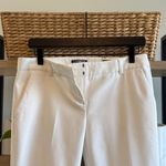EXPRESS NWT Columnist Ankle Low-Rise White Woven Career Dress Pant Trouser, 4 Photo 5