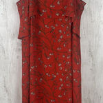 Tabitha Webb ‎ Dress Size 4 Red Daisy Sun Floral Slip Bloomcore Festival Flowy Photo 0