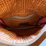 Fossil  Multicolor Zip Bucket Purse Medium Large Floral Flower Crossbody Shoulder Photo 3