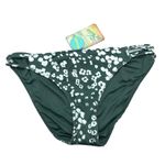 Hobie Surf Shop Reversible Strappy Hipster Bikini Swimsuit Bottom Green White L Photo 2