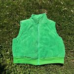 SheIn Green Puffed Vest Photo 0