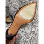 L.A.M.B. Suede Stiletto Studded Ankle Strap Heels in Black Size 81/2 Photo 7