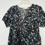  Dresses Loft Black Pearl Print Puff Sleeve Midi Dress Photo 5