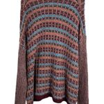 Soft Surroundings Sweater Eirene Purple Wool Blend Knit Open Cardigan L/XL New Photo 2