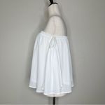 San Joy White Off Shoulder Top Photo 4