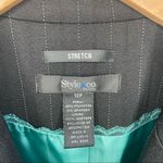 Style & Co pin stripe black blazer Photo 5
