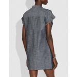 Coach 💕💕 Chambray Short Prairie Dress ~ Blue 6 EUC 100% Cotton Prairie Chkc Photo 2