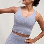 Athleta New XL A-C Transcend V-Neck Crop Sports Bra Nova Swallowtail Print Photo 0