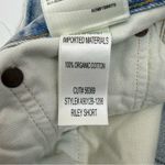 AGOLDE X Free People Riley High Rise Denim Jean Shorts Groove Light Wash Photo 14