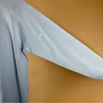 Vintage Morning Sun Large 1990's Sweatshirt Collared Flowers Made in USA Blue Photo 8