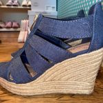 Merona Denim Espadrilles Wedges Photo 2