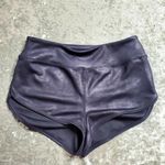 Free People Movement Metallic Black Shorts Photo 0