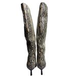 Madden Girl  Snake Print Dicee Kitten Heel Knee High Boots Size 6.5 Wide Calf New Photo 6